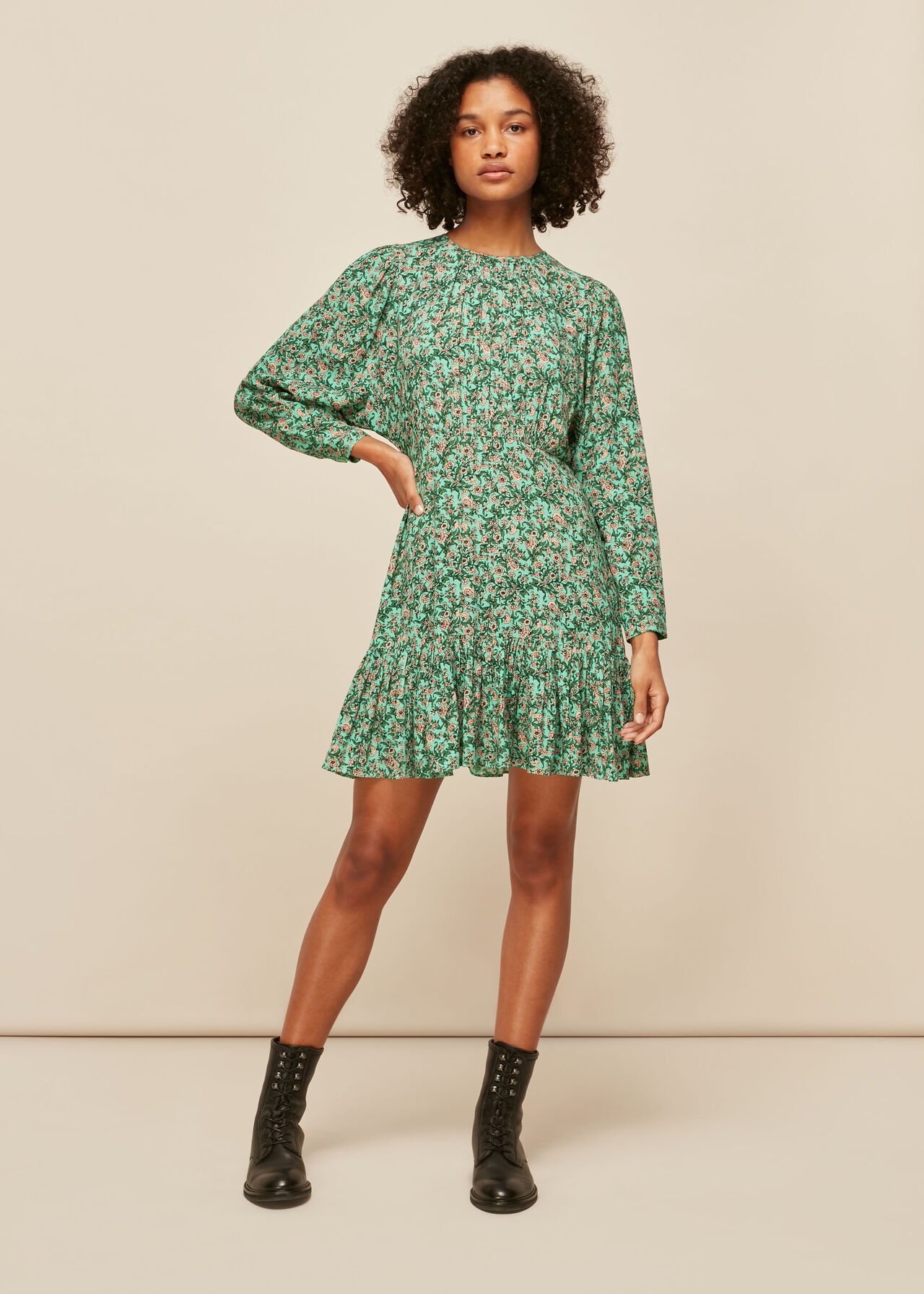 Heath Floral Print Dress