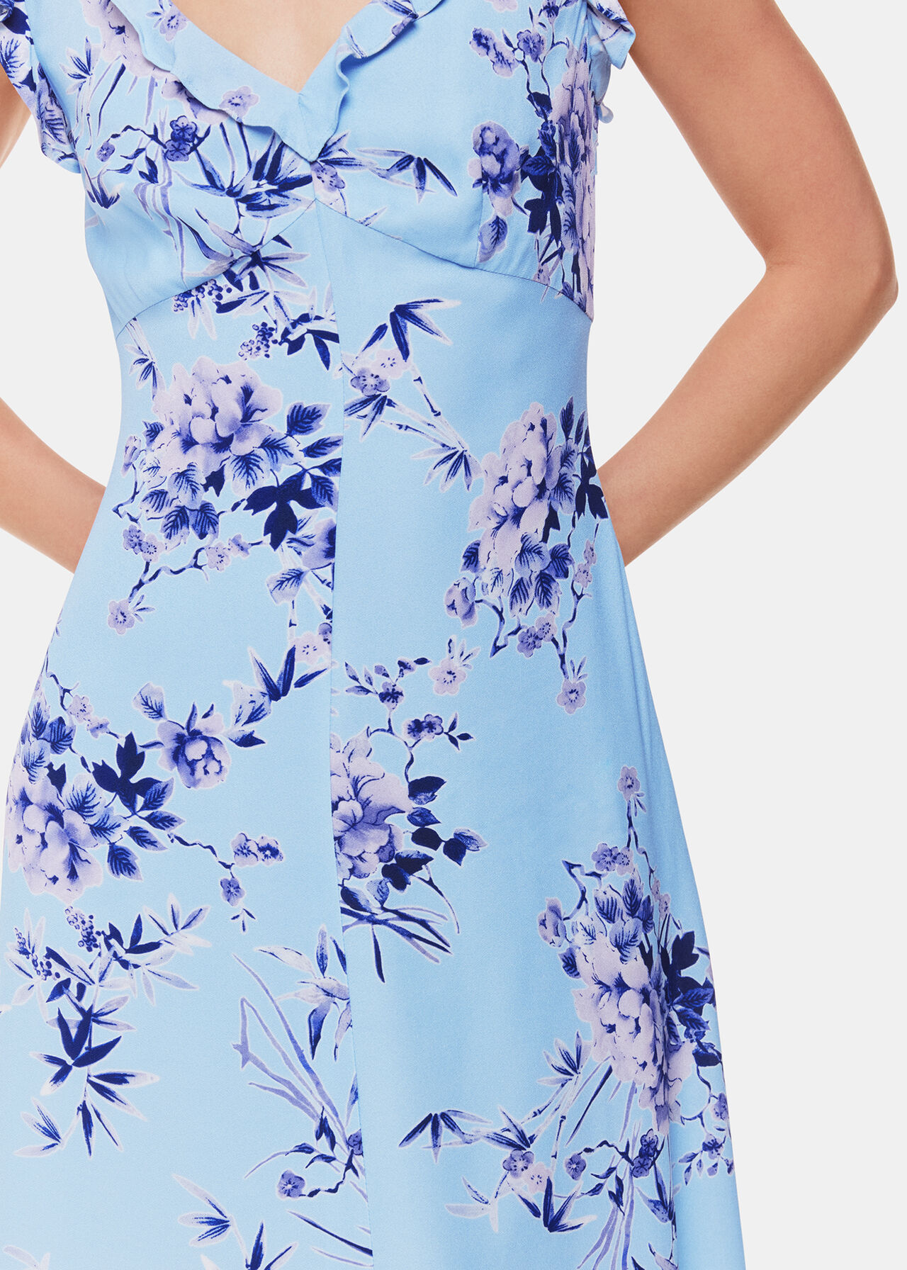 Bamboo Blossom Ruffle Dress