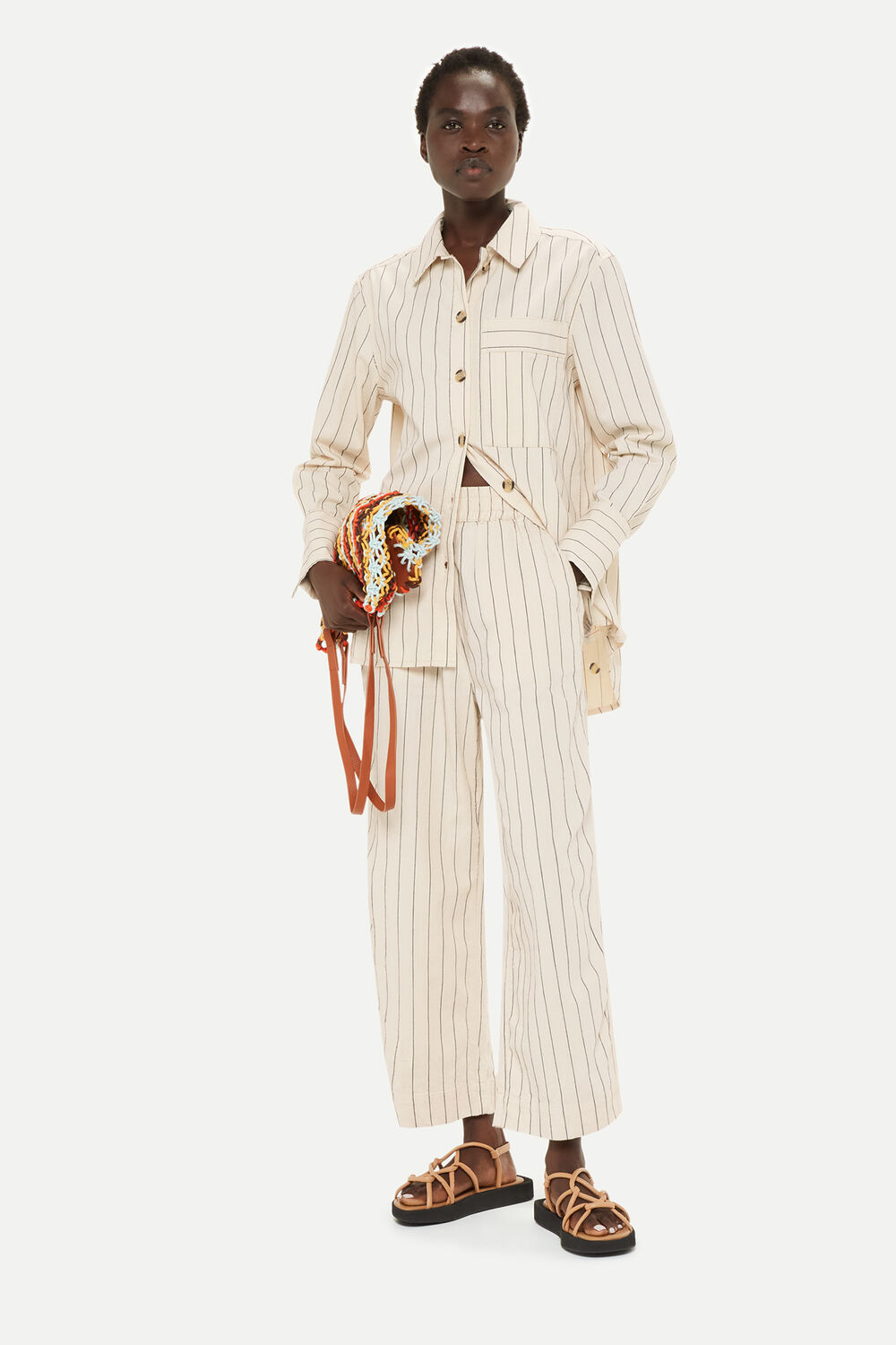 Kwammie Striped Overshirt