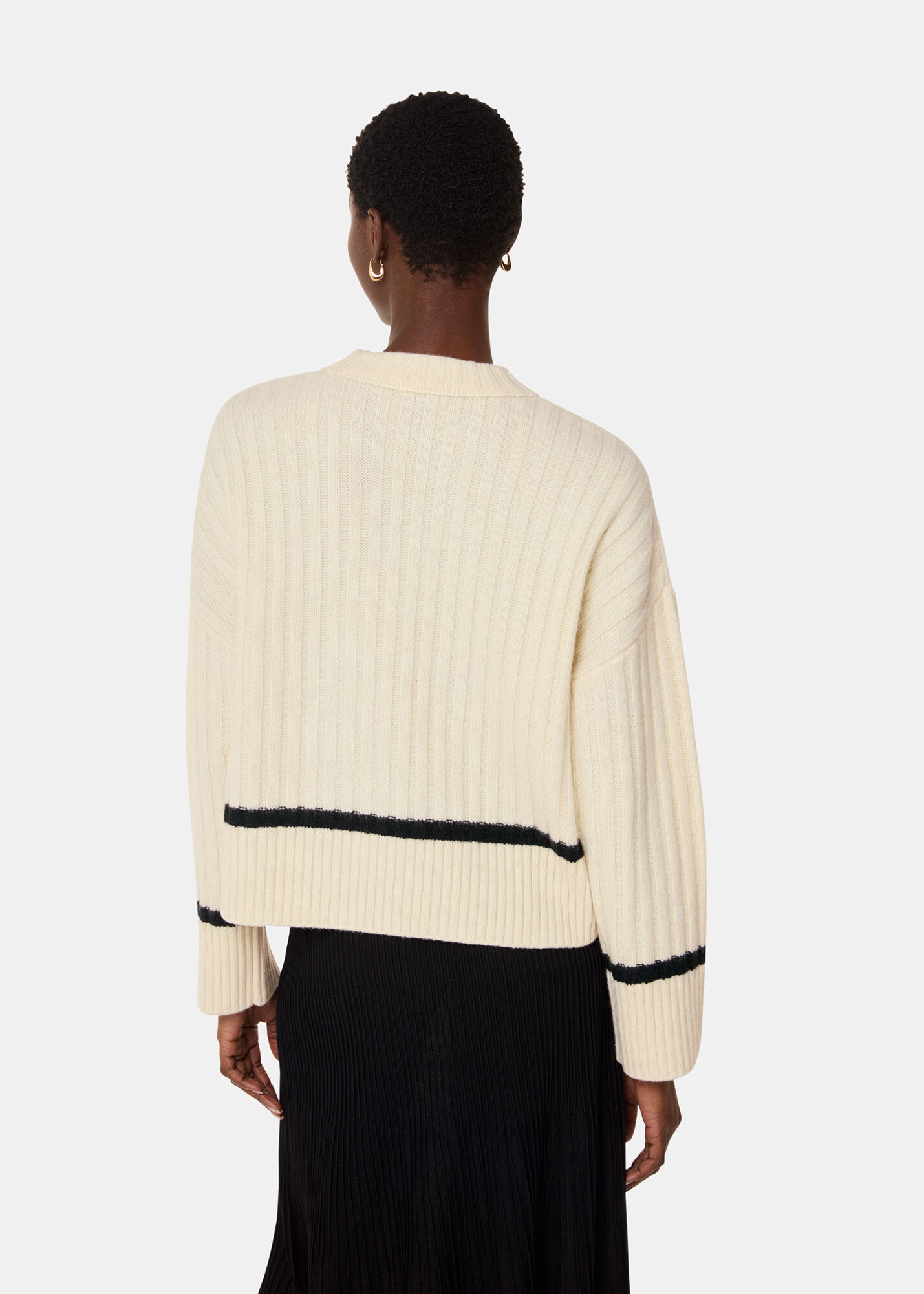 ニット/セーター Eaphi strata design knit ivory BAYFLOW（ベイフロー） ニット セーター 「知久友里恵さんコラボ