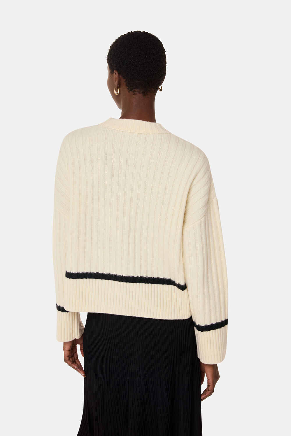 Graphic Intarsia Wool Knit