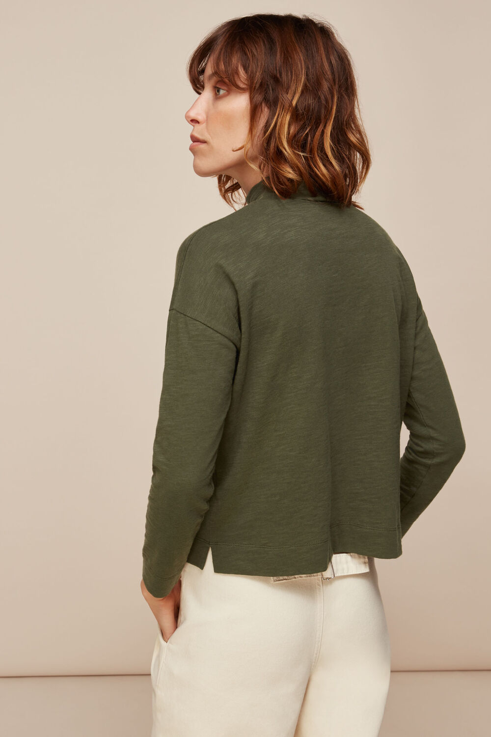 High Neck Relaxed Top