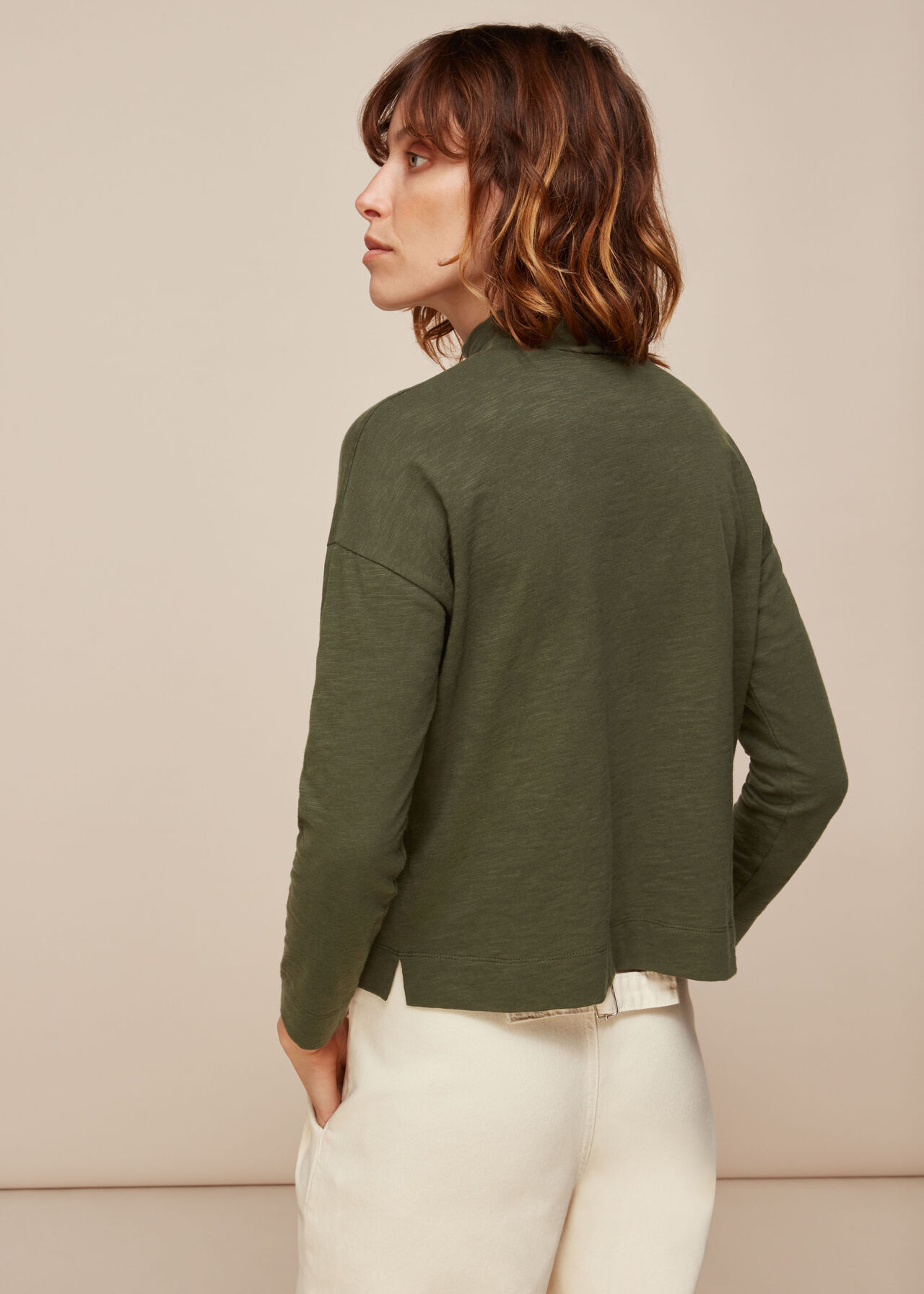 High Neck Relaxed Top