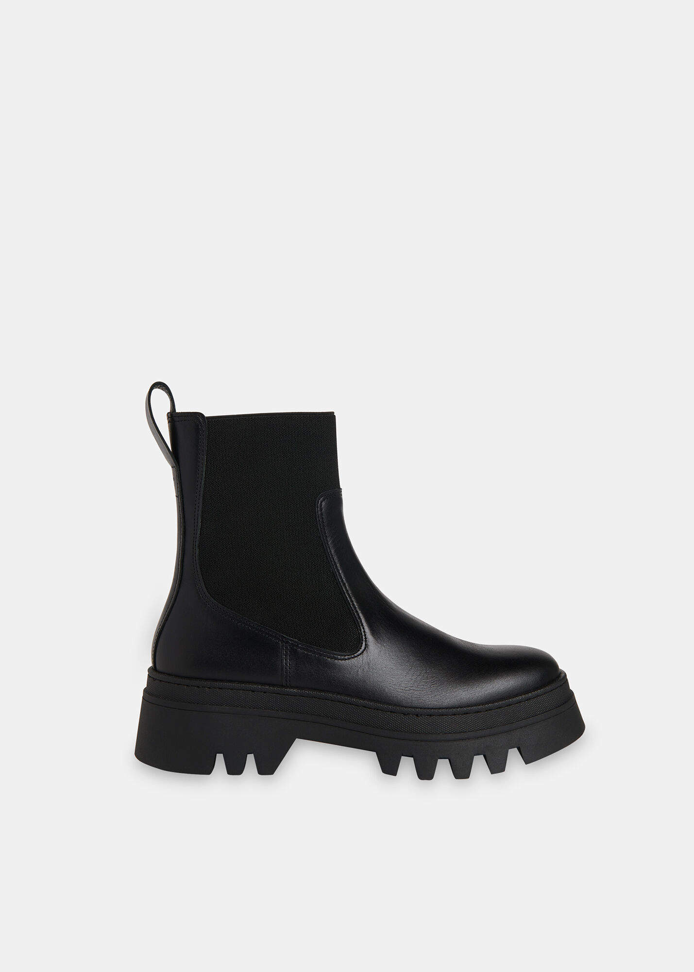 Cheap black chunky sales boots