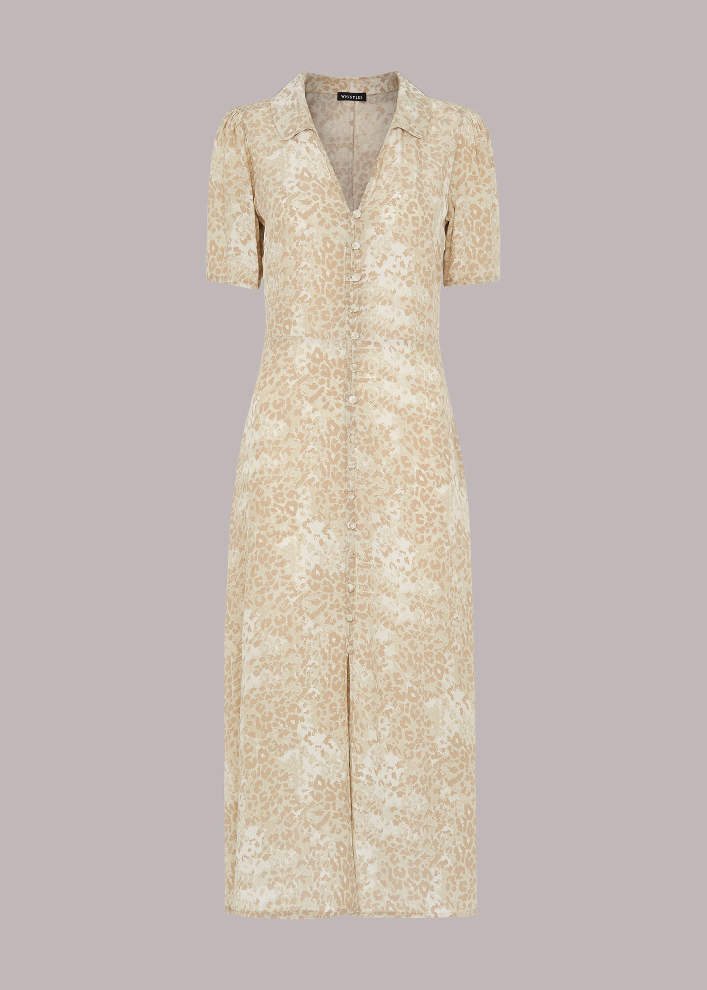 Multicolour Rowan Hyena Spot Midi Dress WHISTLES