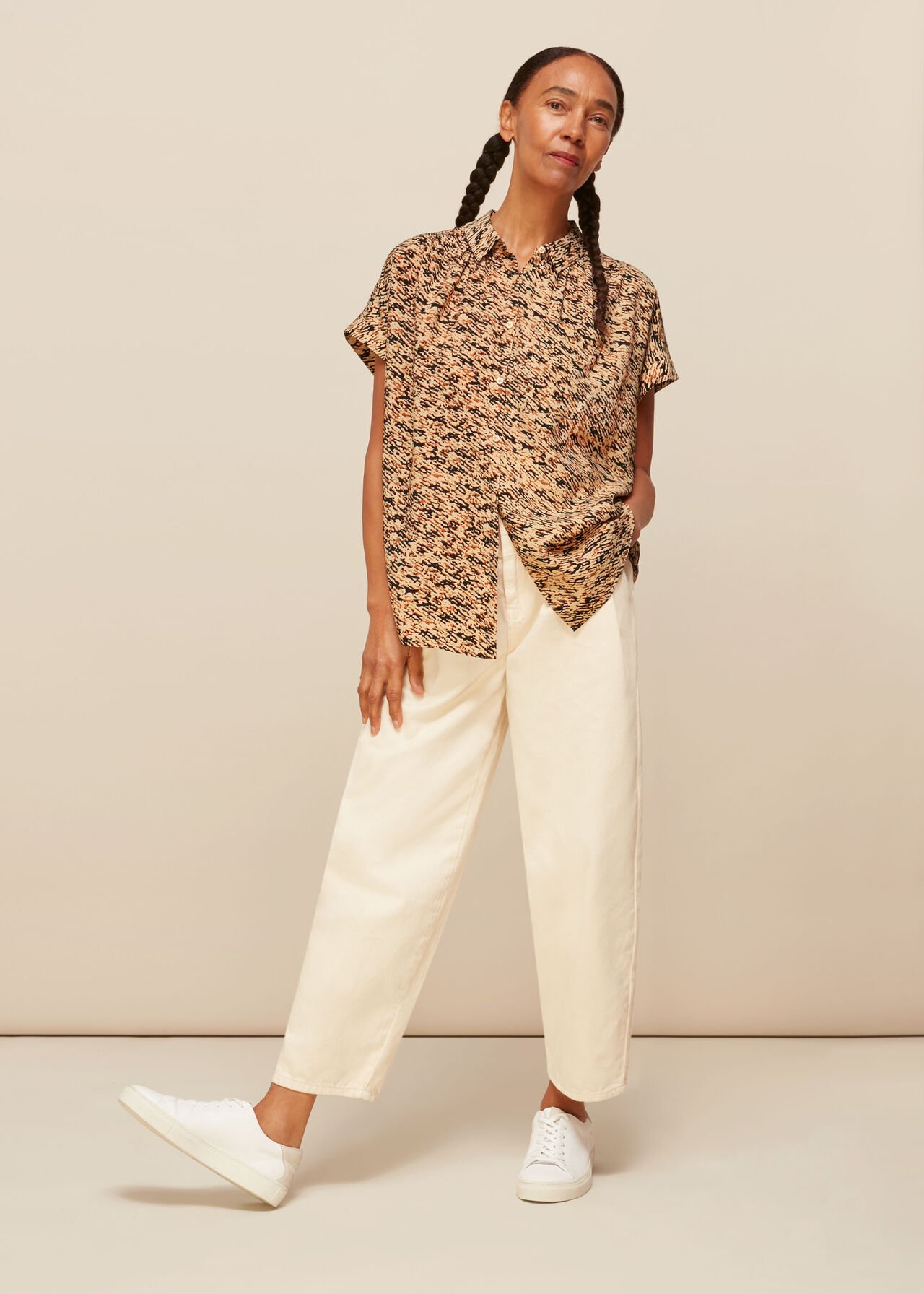 Bark Print Nicola Shirt