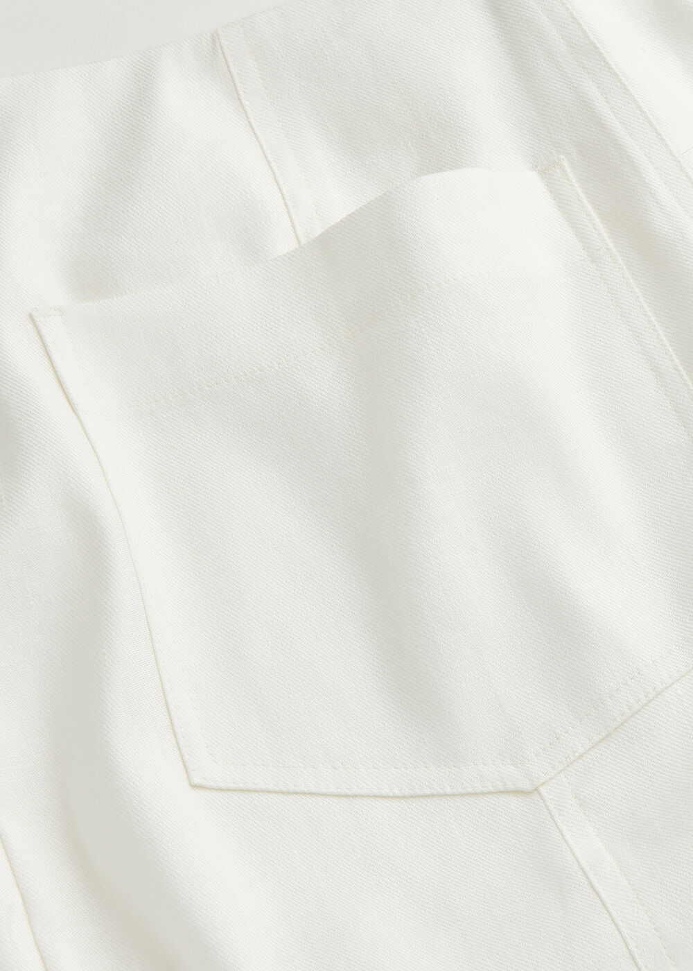 Linen Blend Maxi Skirt