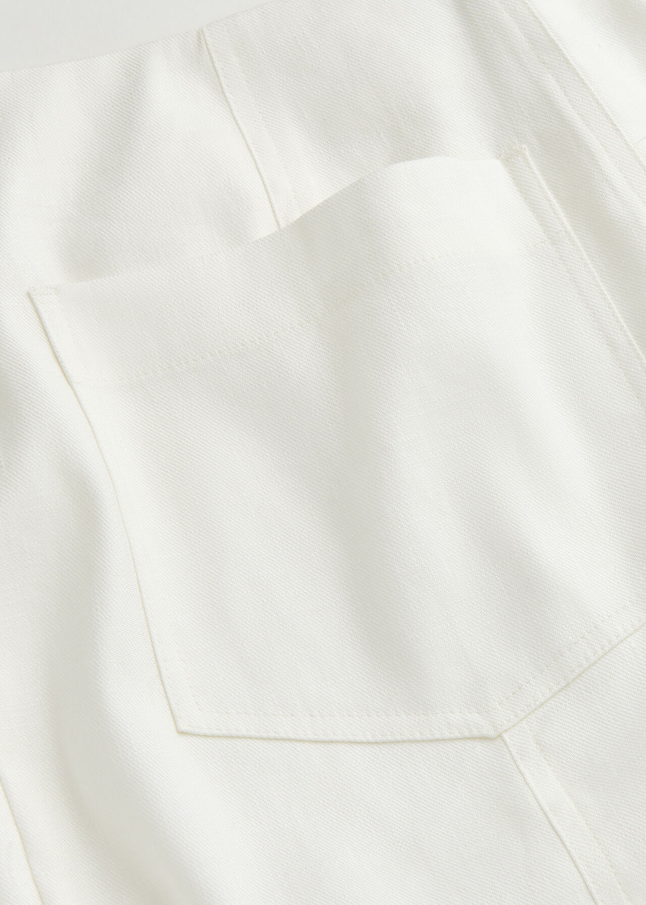 Linen Blend Maxi Skirt