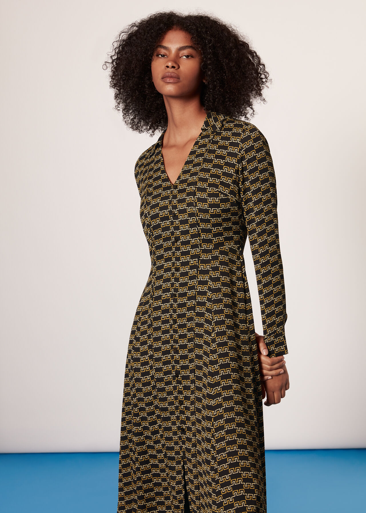 Tangle Check Shirt Dress