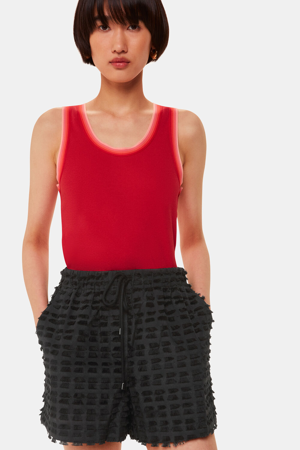 Cami Fringed Short