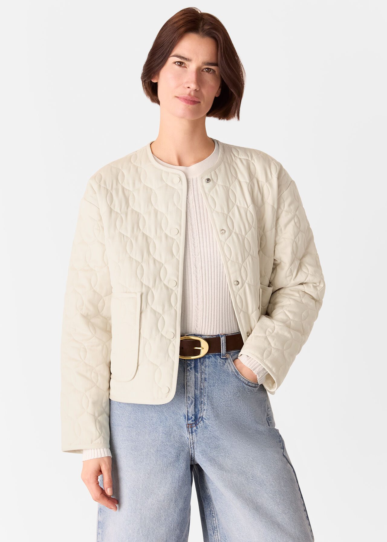 Maya Cotton Quilted Jacket