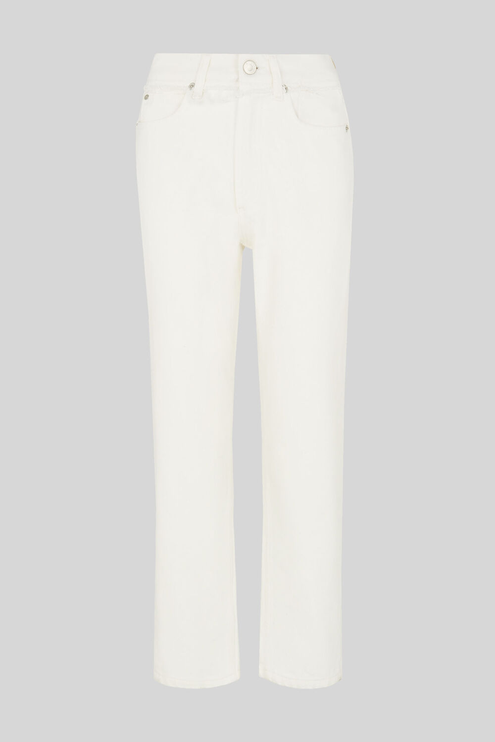 Hollie Straight Leg Jean White