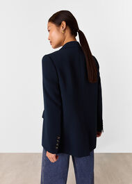 Petite Crepe Boyfriend Blazer