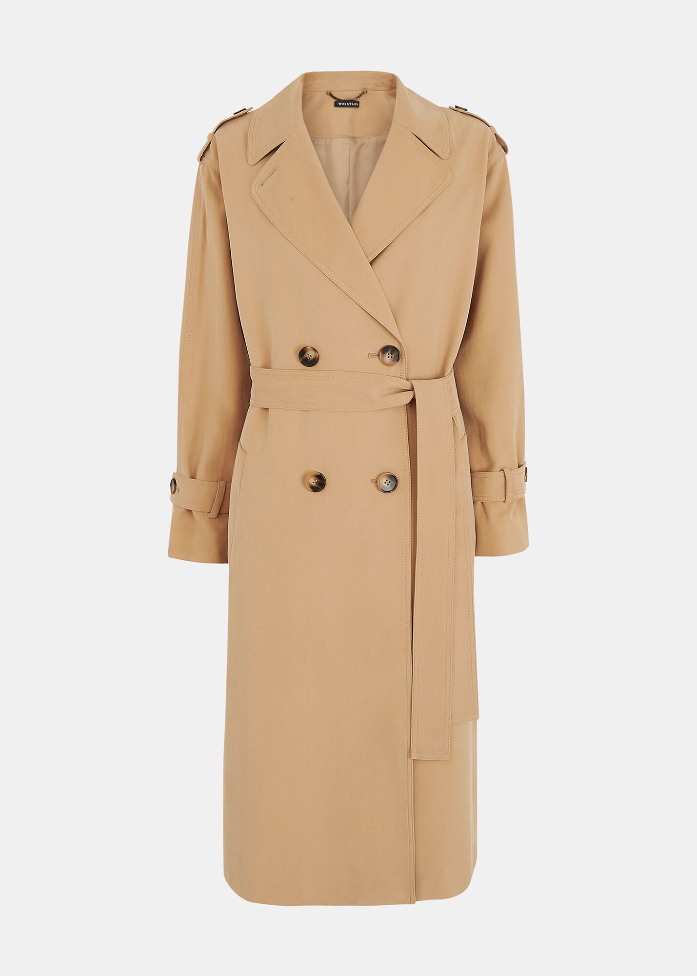 Neutral Riley Trench Coat WHISTLES