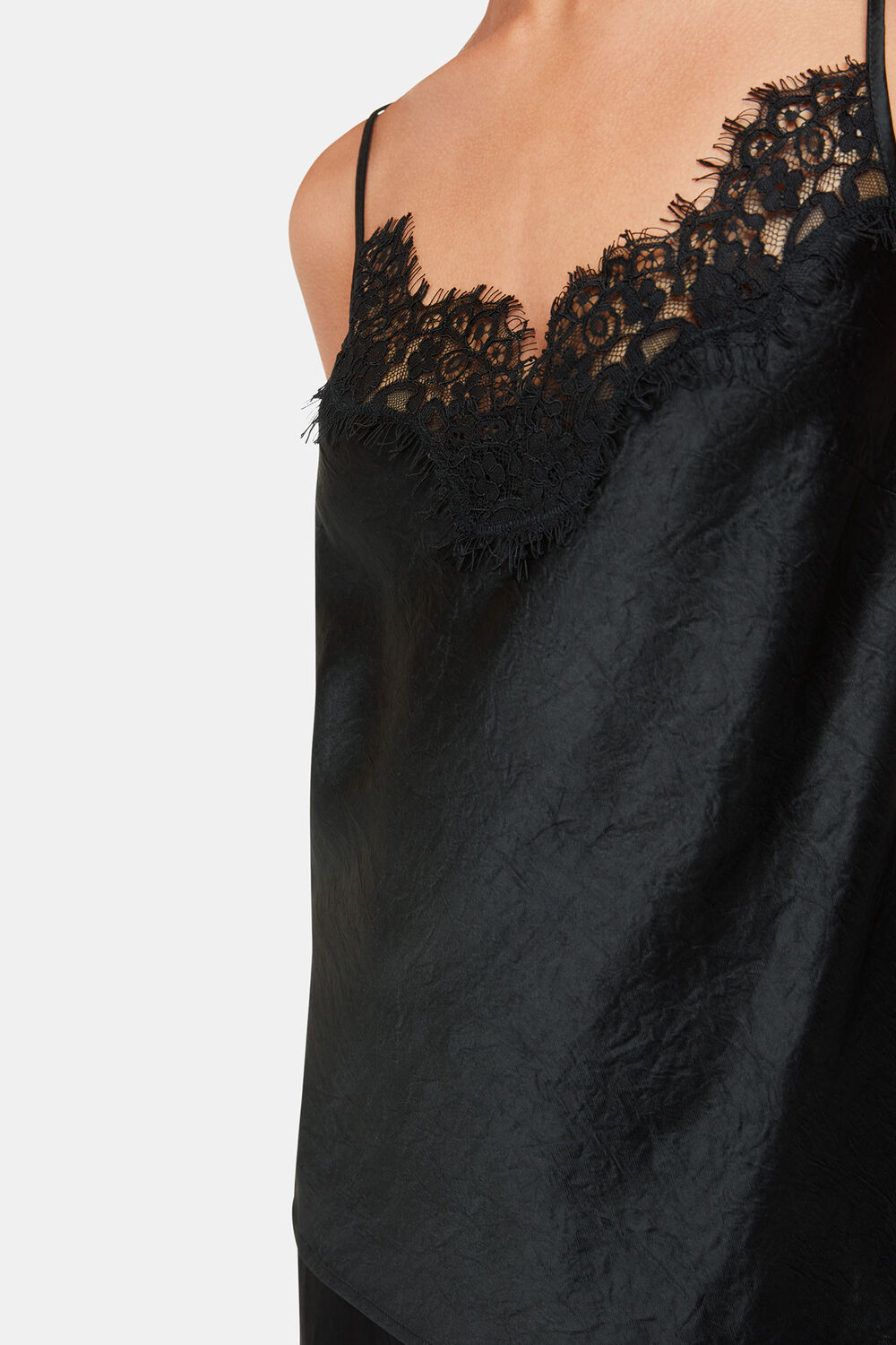Lace Trim Cami Top