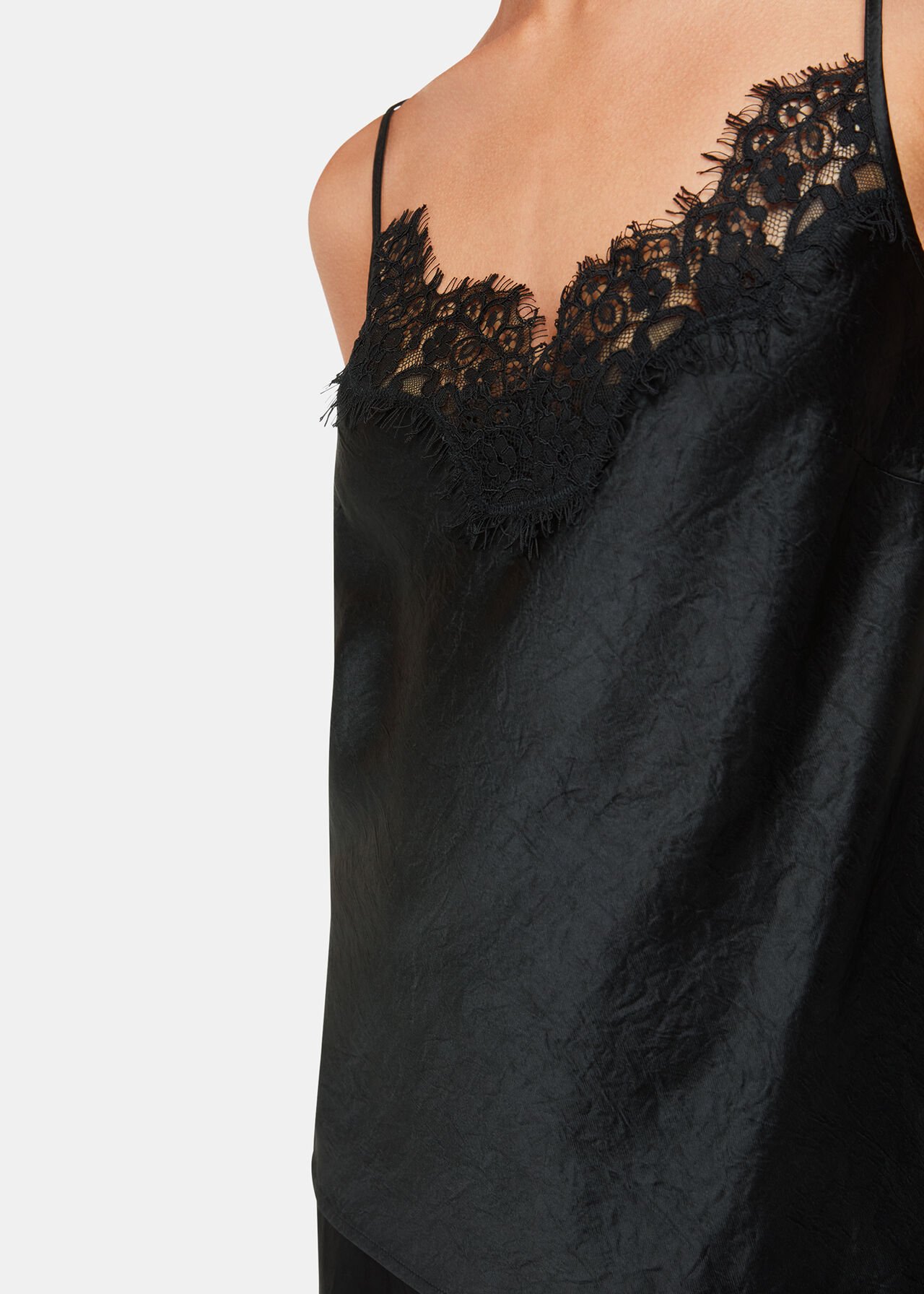 Lace Trim Cami Top