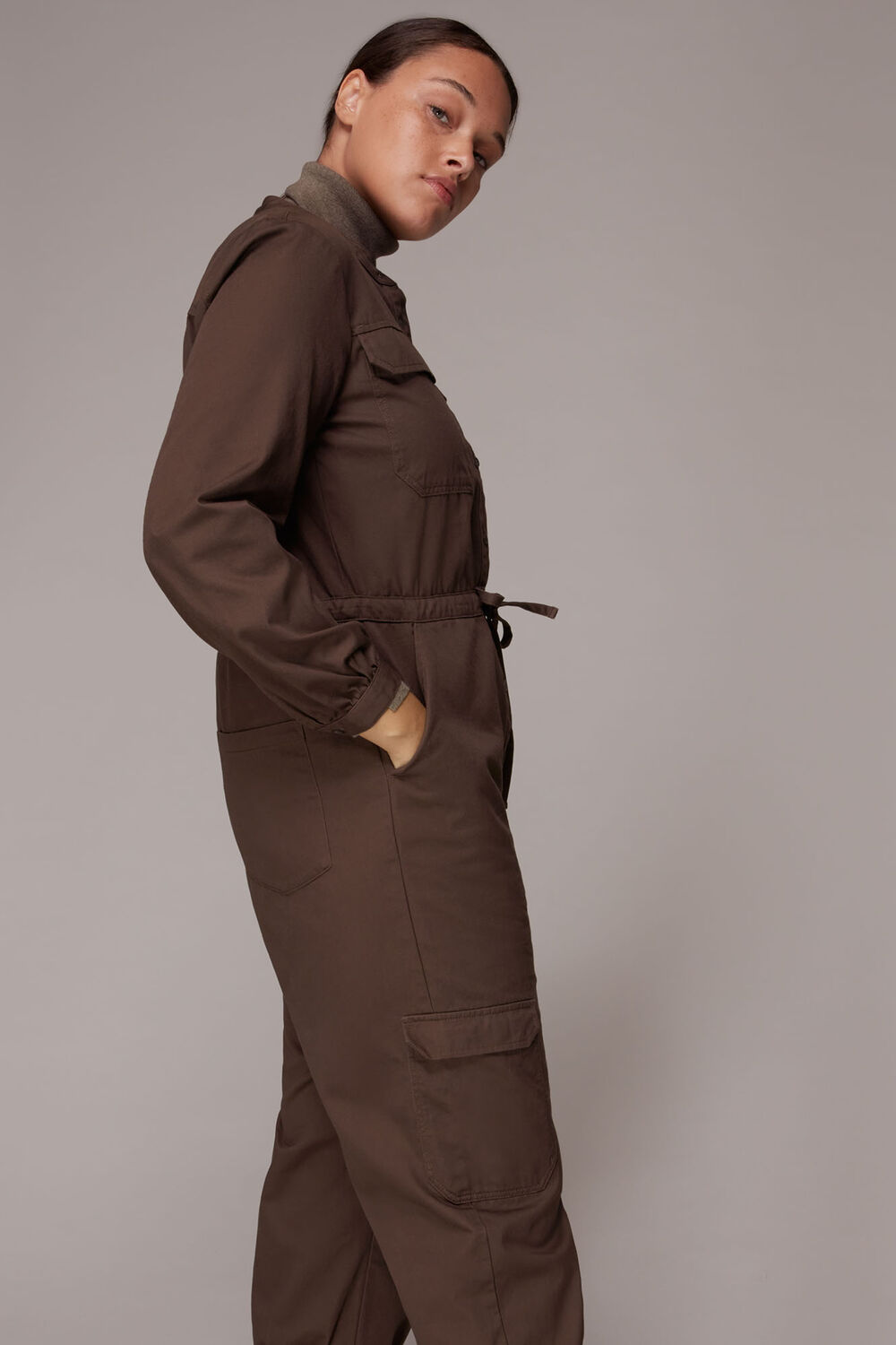 Sadie Utility Tie Jumpsuit