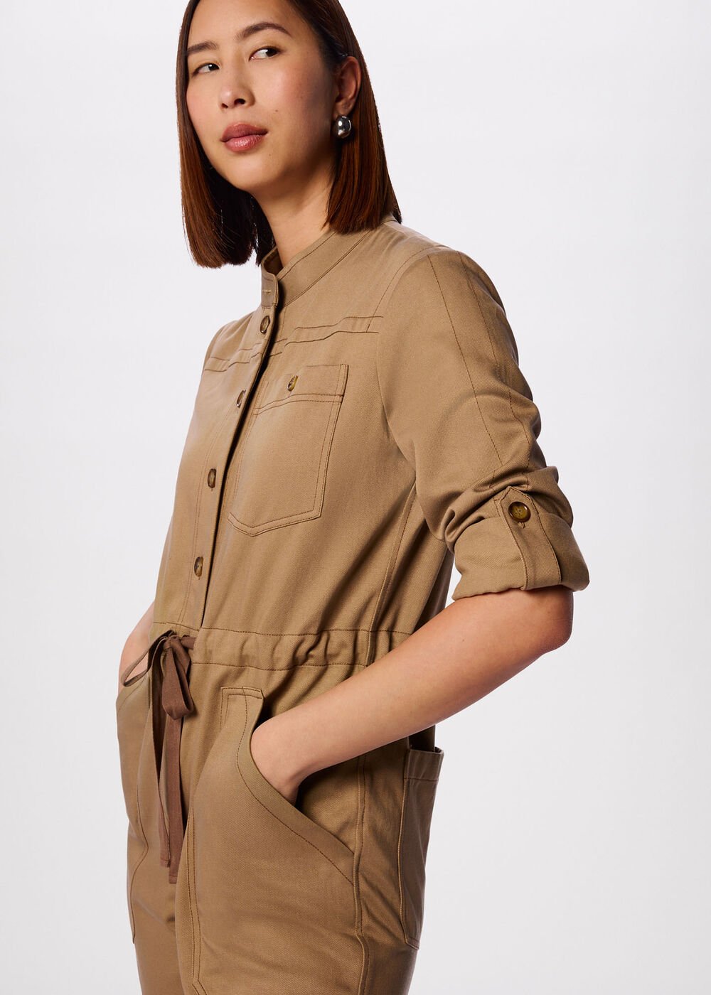 Drawstring Utility Boilersuit