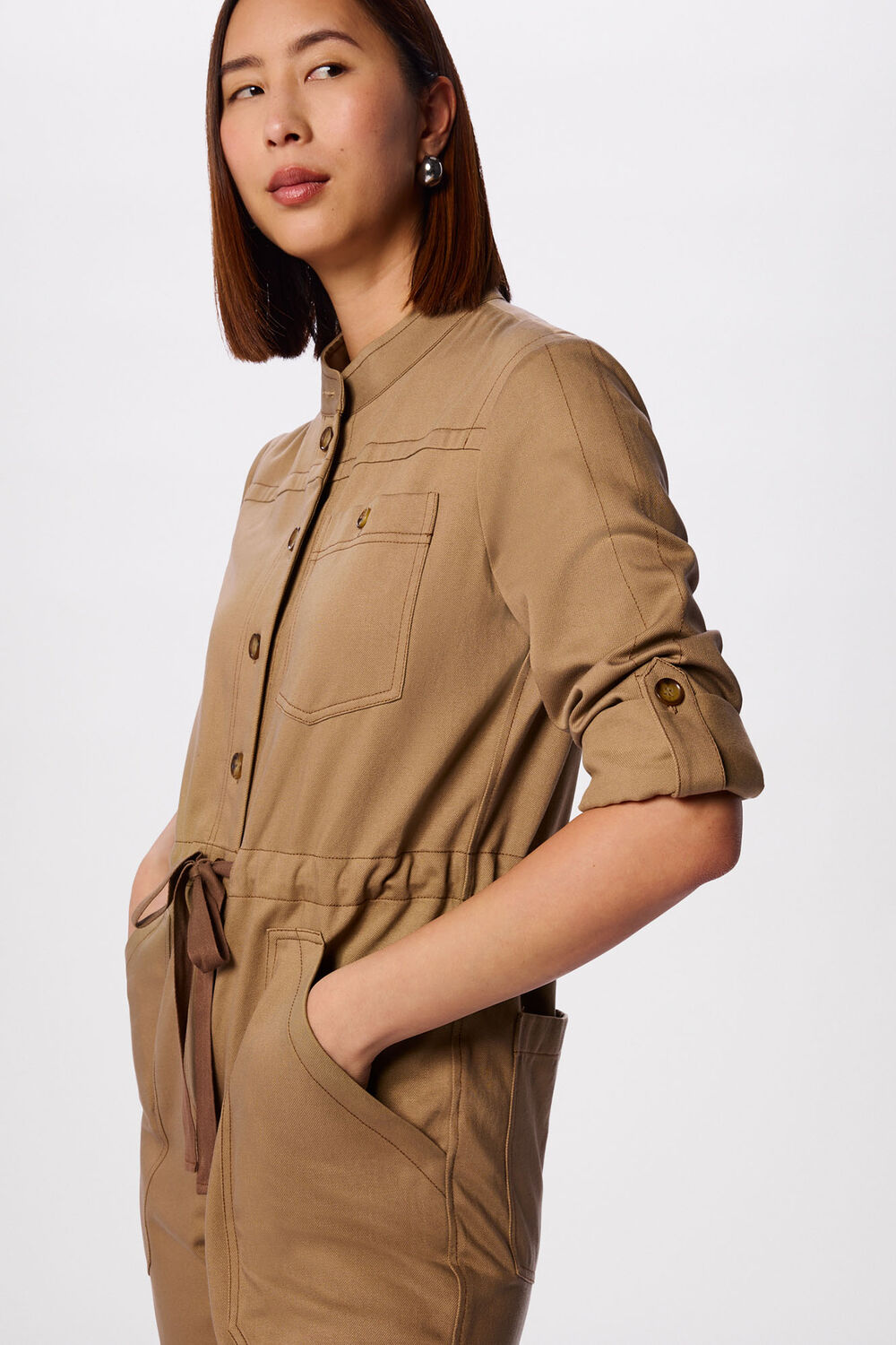 Drawstring Utility Boilersuit