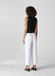 Button Down Tank Top Black