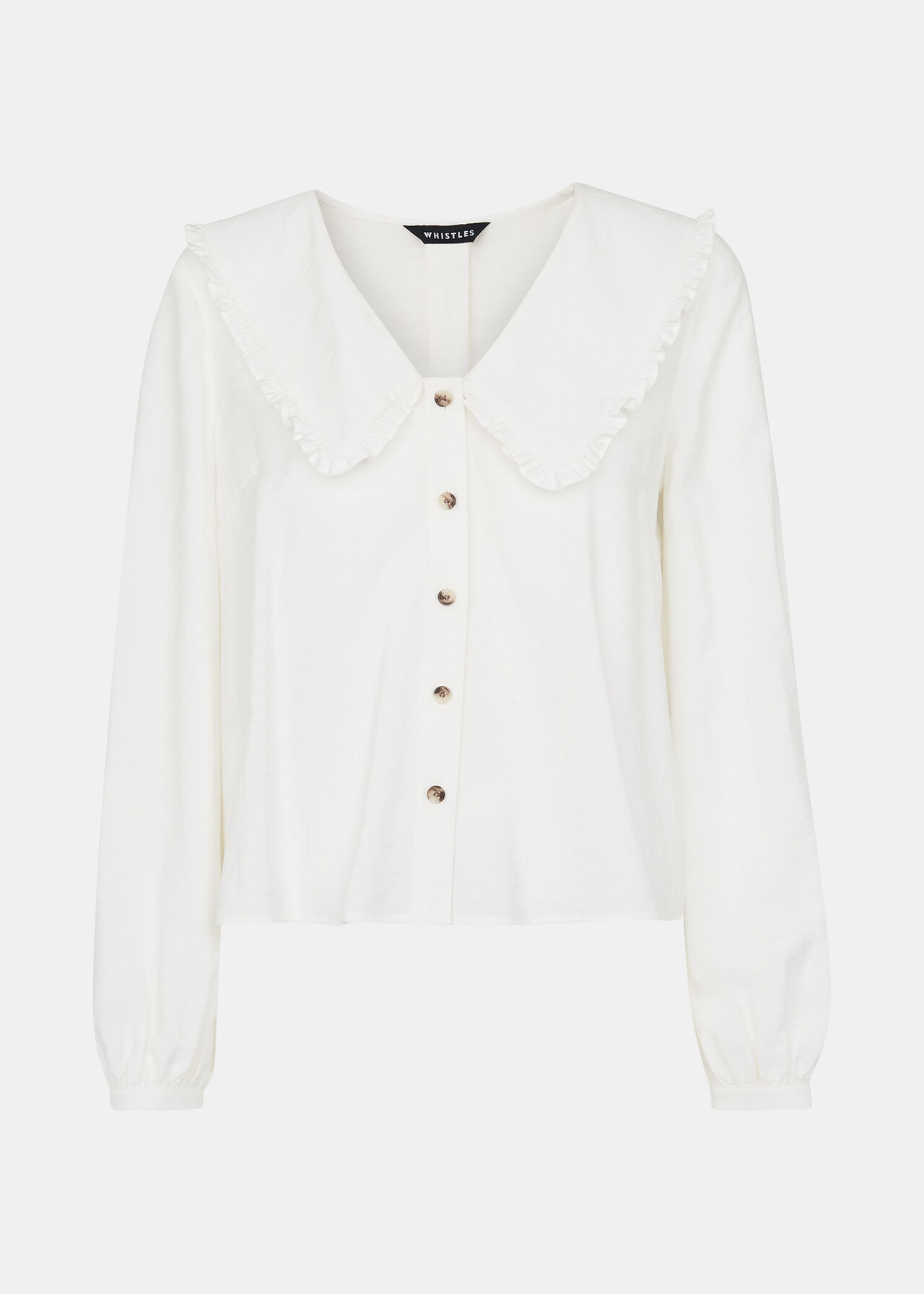 Oversized Collar Detail Top