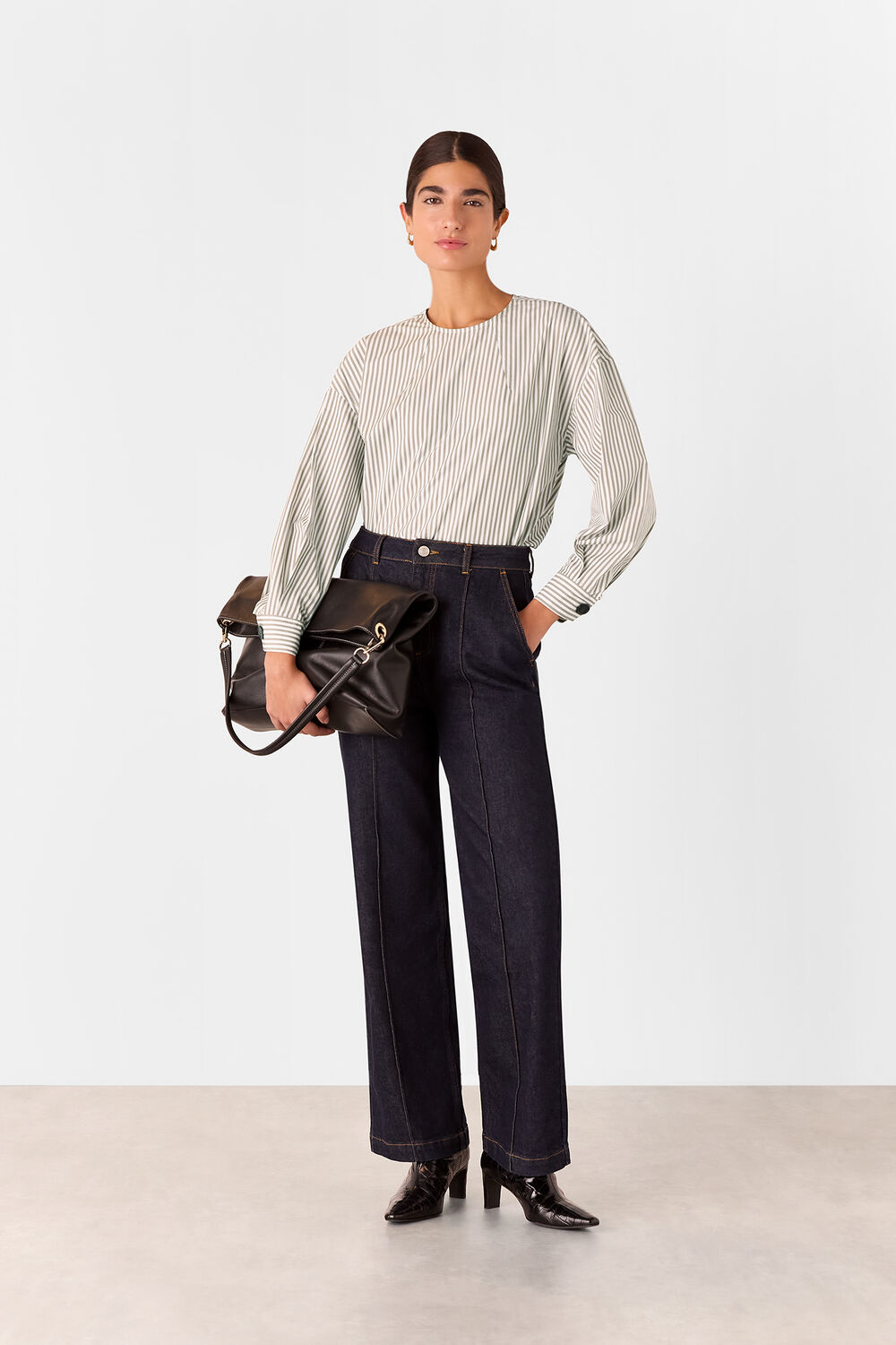 Kirstie Cotton Stripe Blouse
