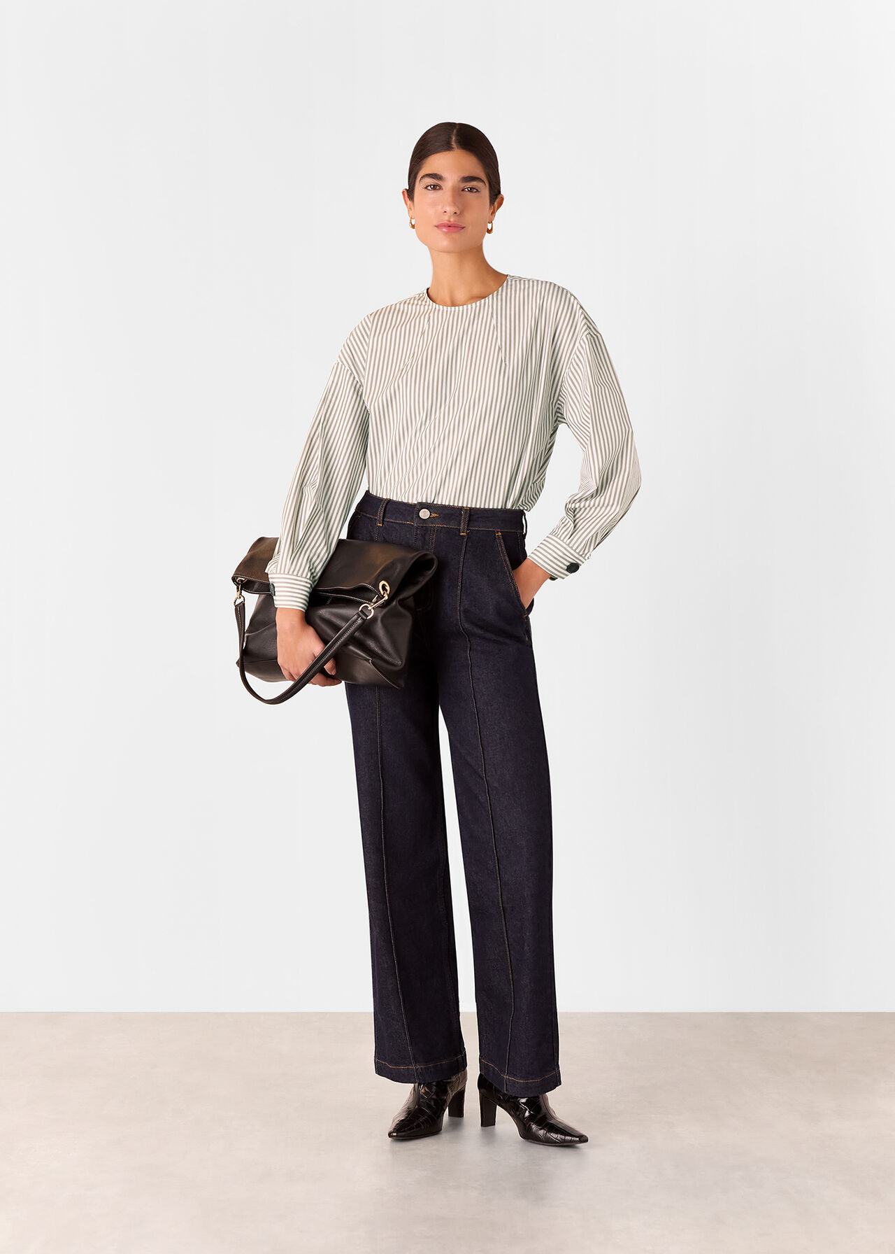 Kirstie Cotton Stripe Blouse