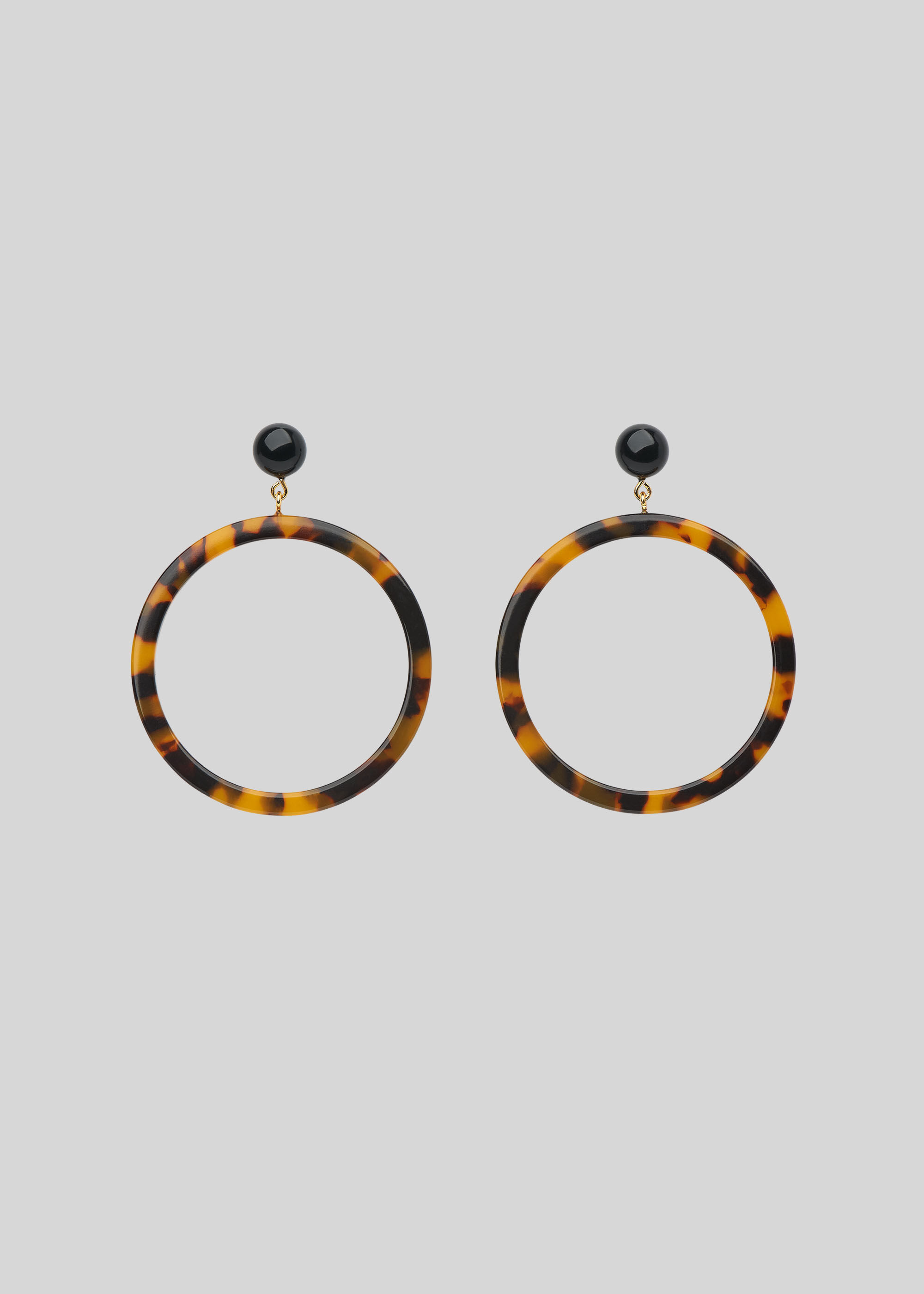 Large resin hoop earrings sales