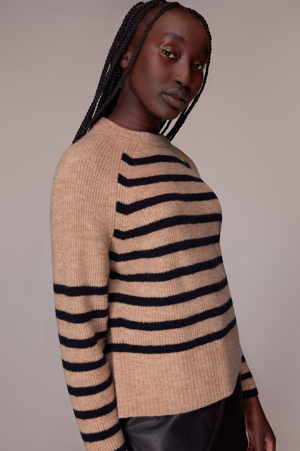 Eden Stripe Ribbed Jumper