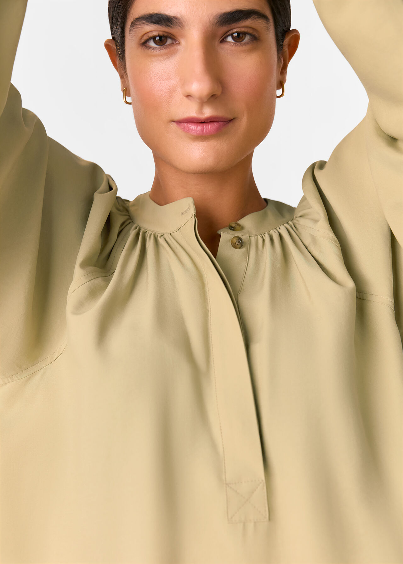Full Volume Gathered Dress
