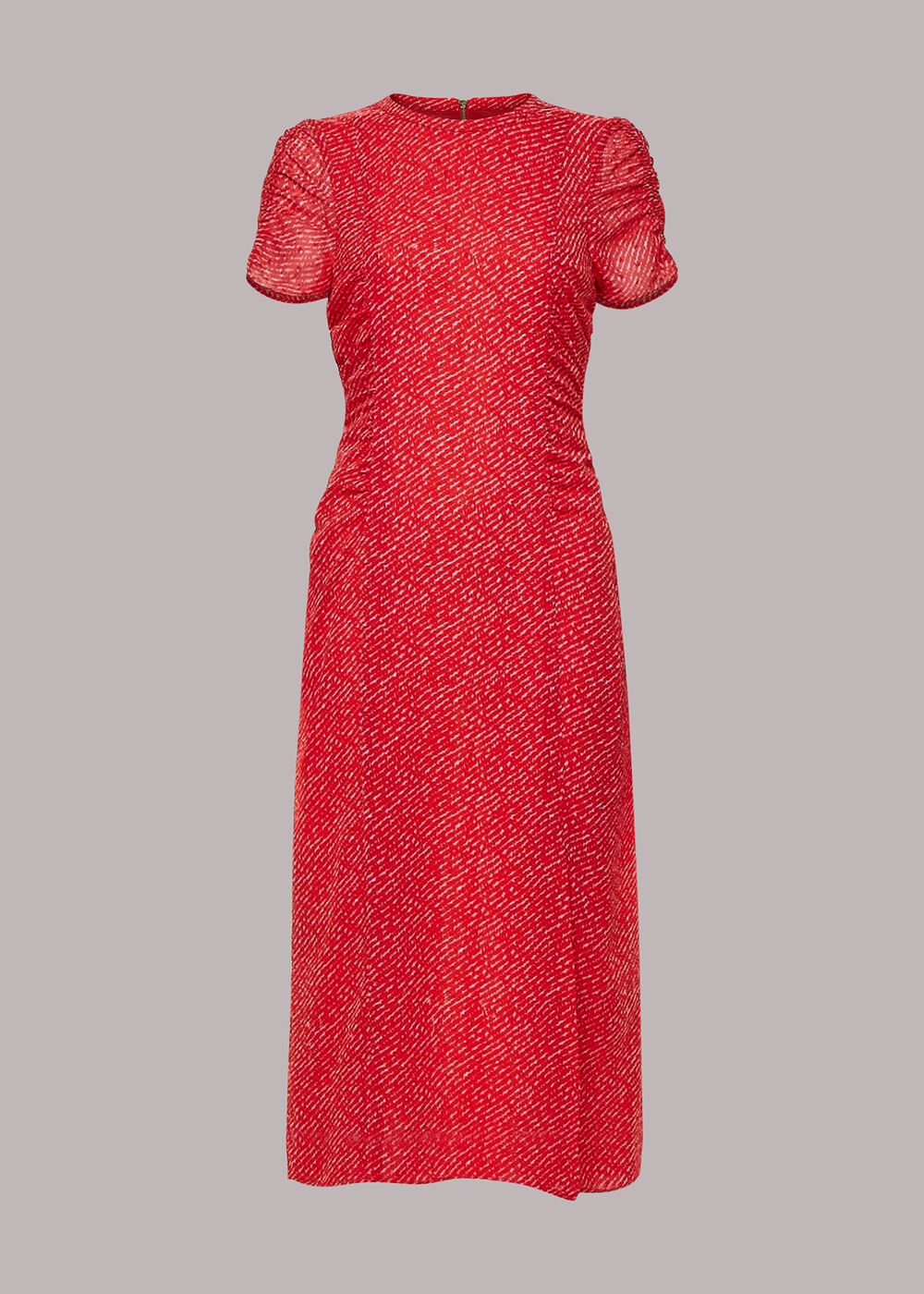 Petite Diagonal Fleck Dobby Dress