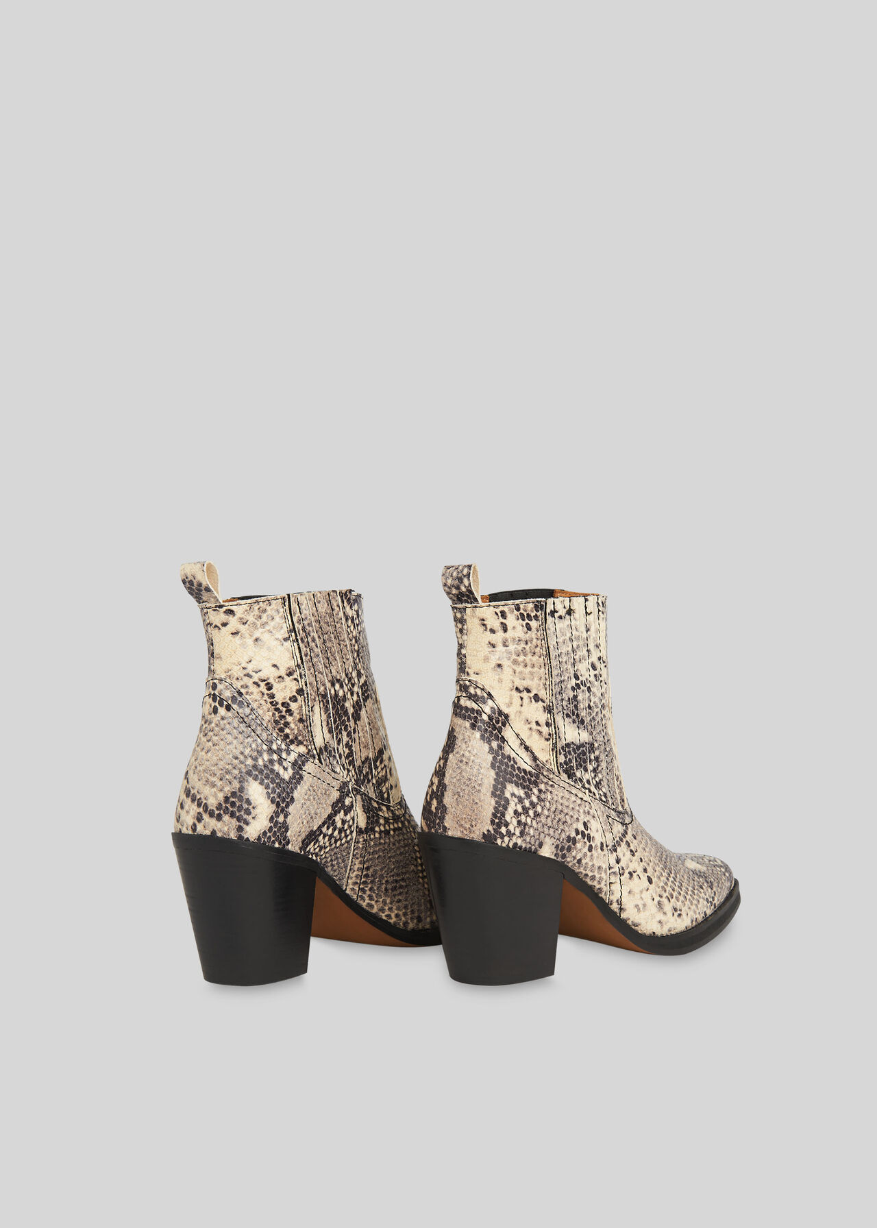 Allington Snake Western Boot Black/Multi