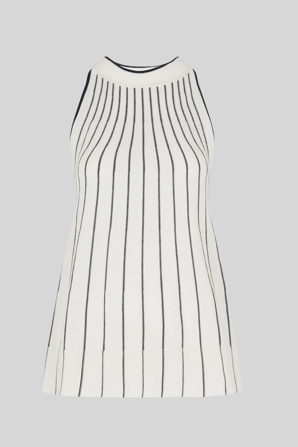 Stripe Trapeze Knit Vest