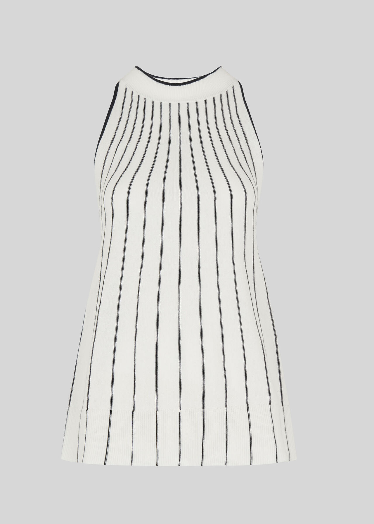 Stripe Trapeze Knit Vest
