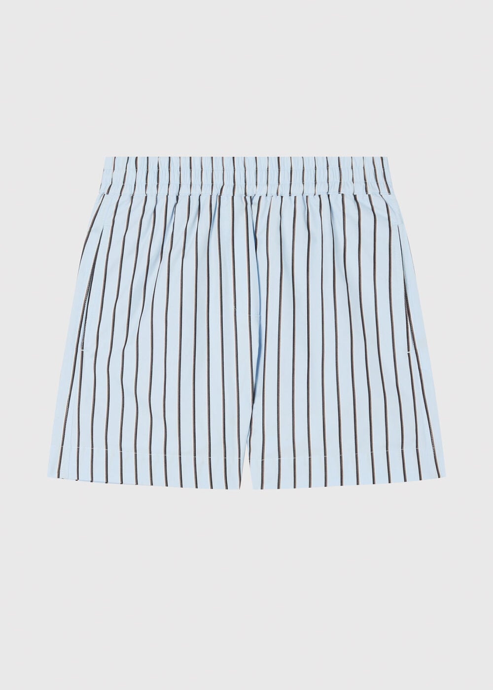Cotton Poplin Stripe Short
