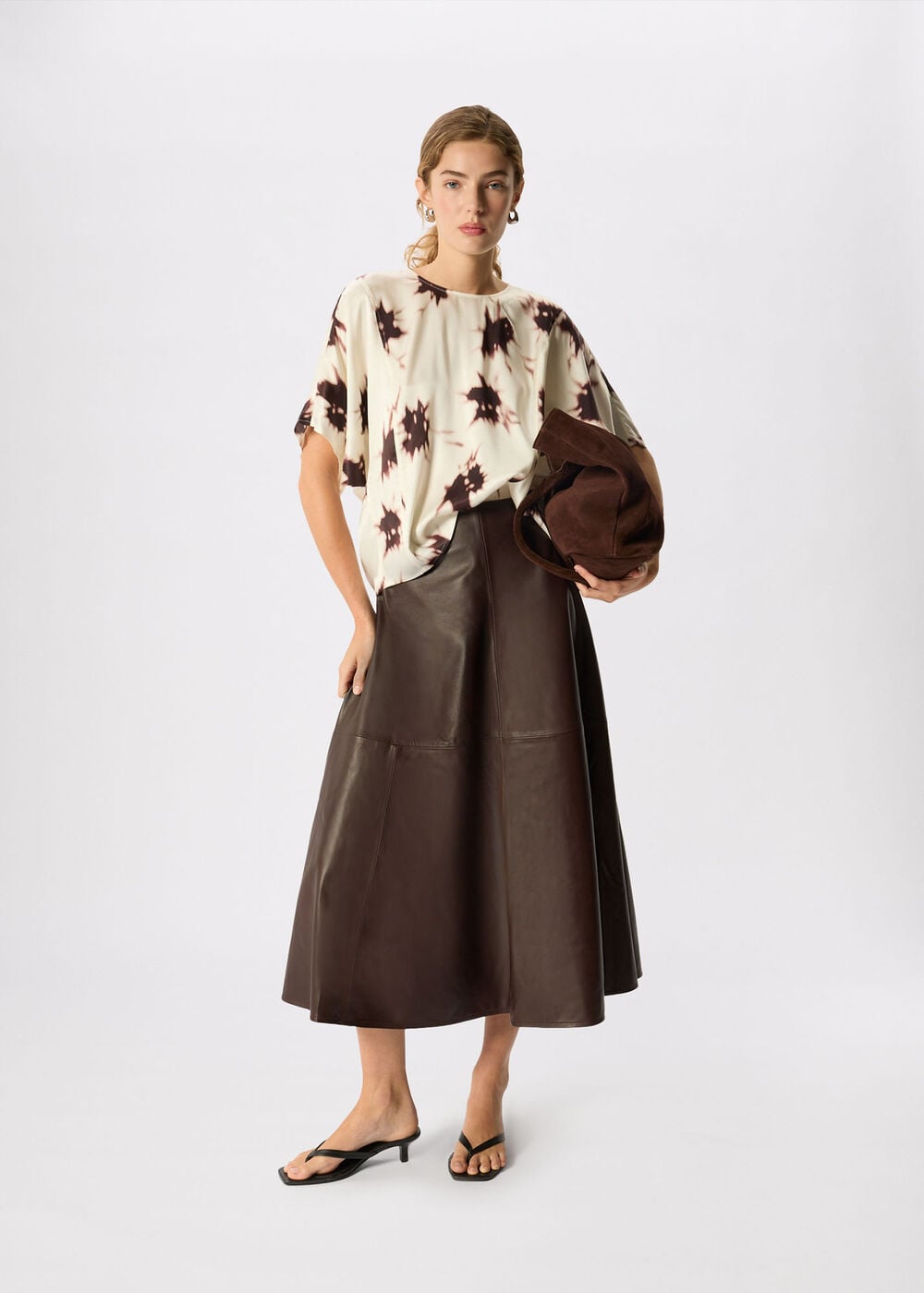 Shadow Floral Viscose Blouse