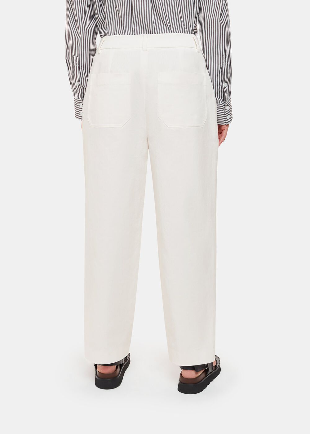 Petite Bethany Barrel Leg Trouser
