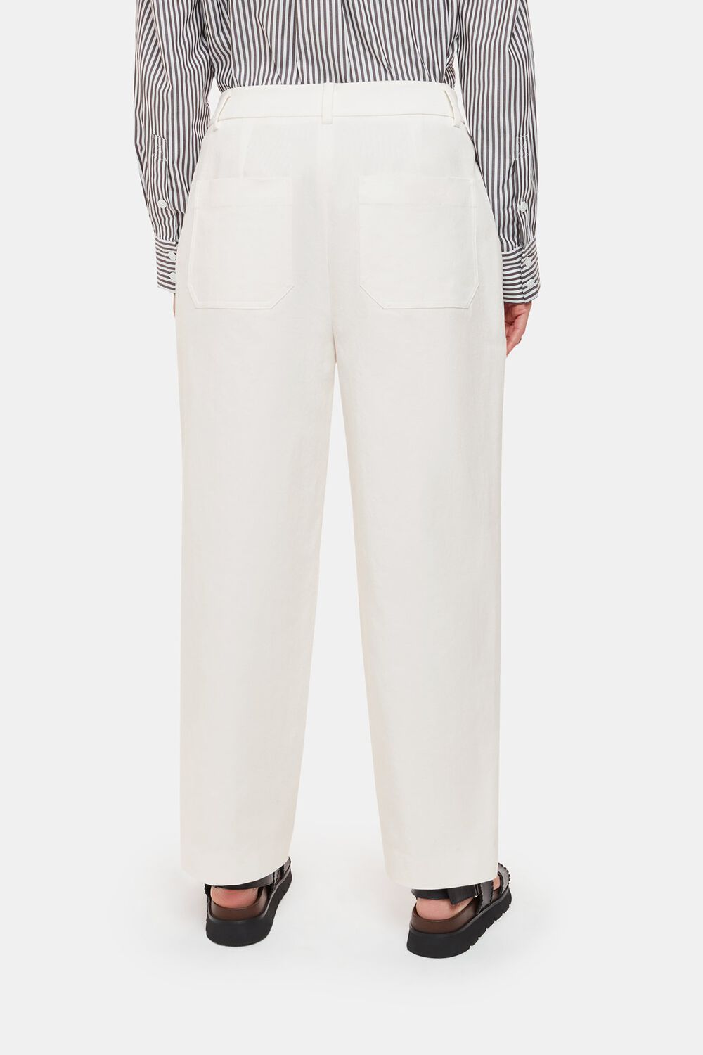 Petite Bethany Barrel Leg Trouser