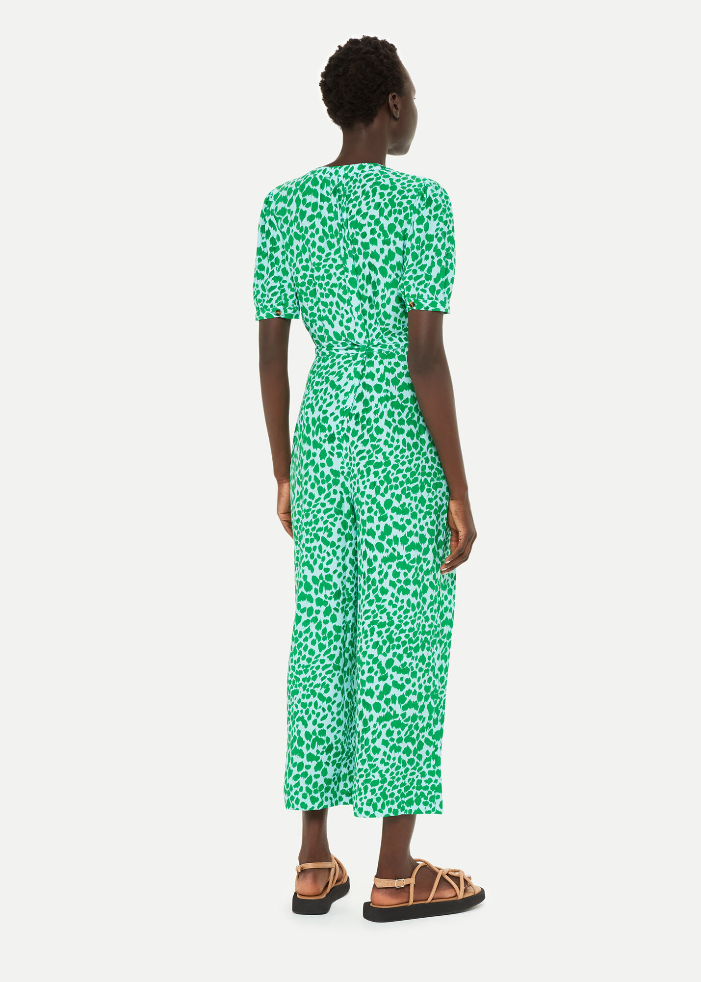 Leopard print jumpsuit petite hotsell