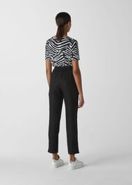 Leanora Linen Trouser Black