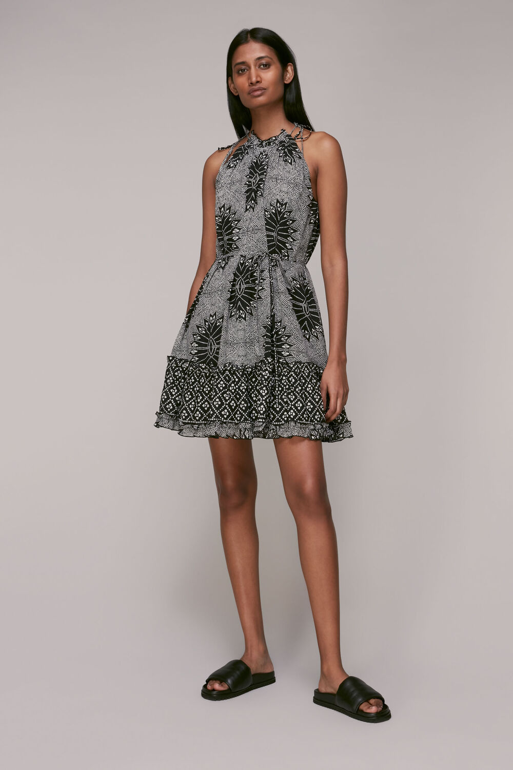 Bleached Trapeze Dress
