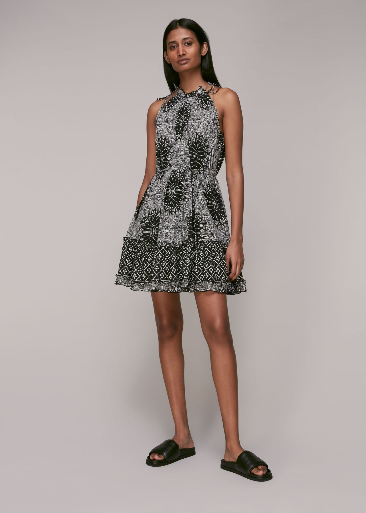 Bleached Trapeze Dress