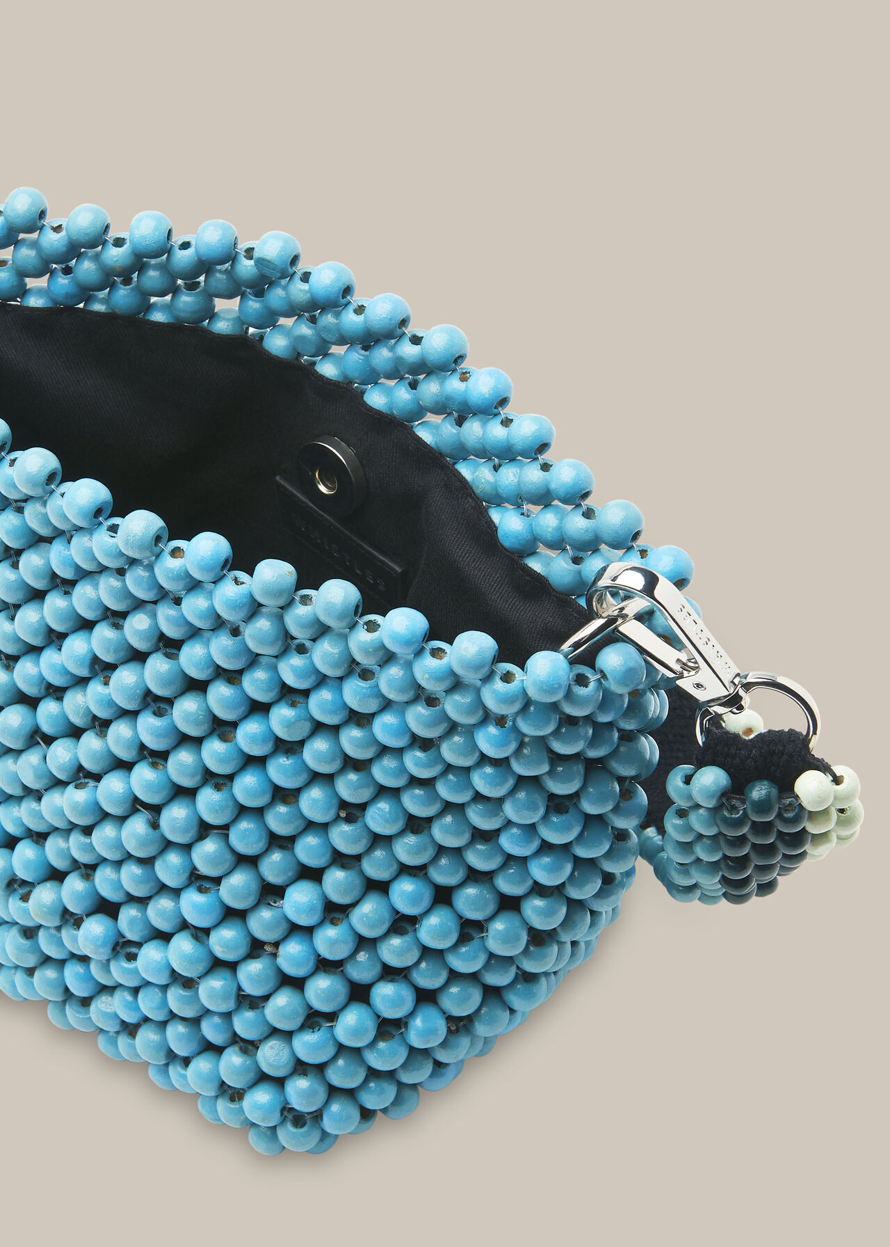 Martha Mini Beaded Bucket Bag