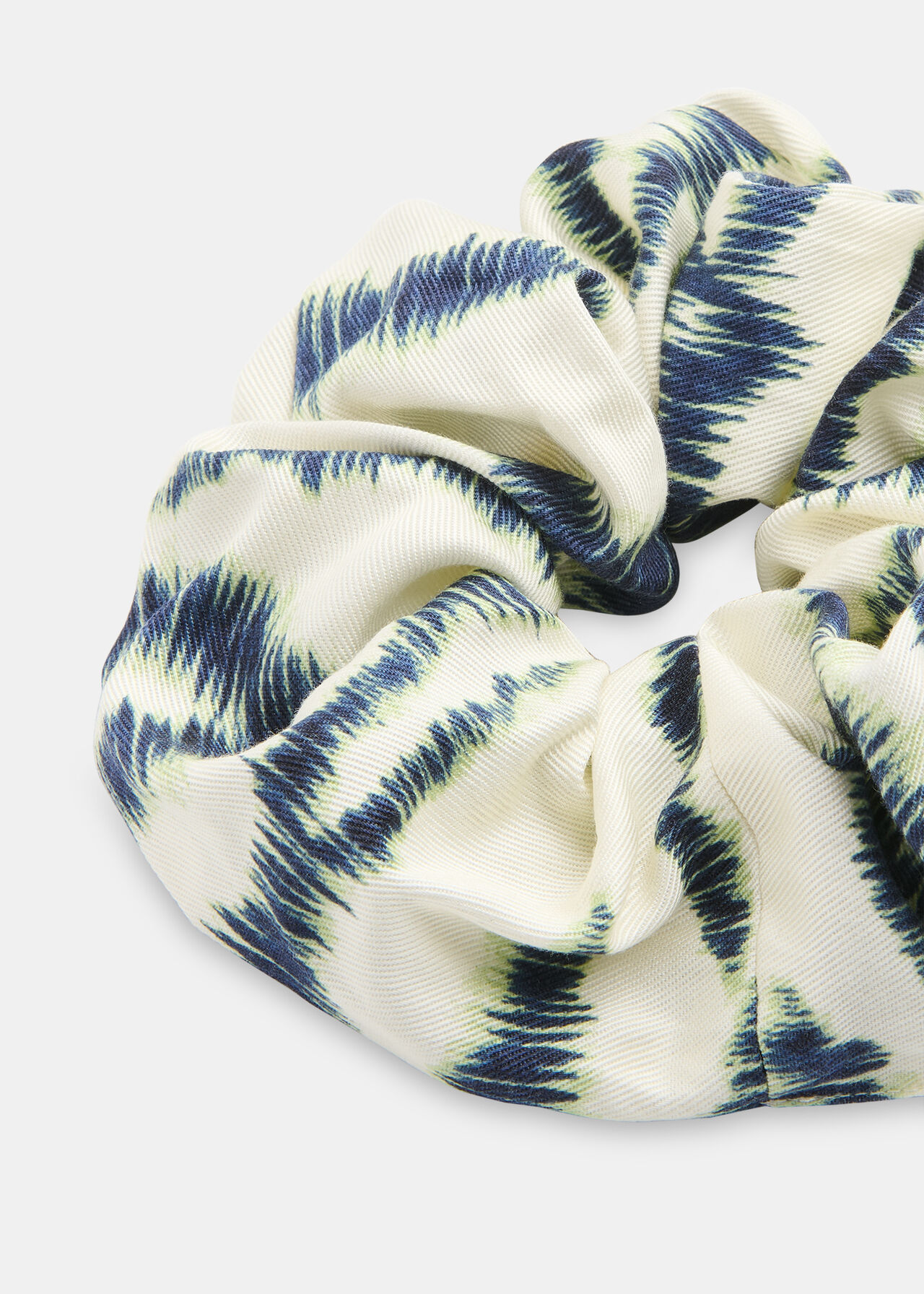 Feathered Tiger Scrunchie