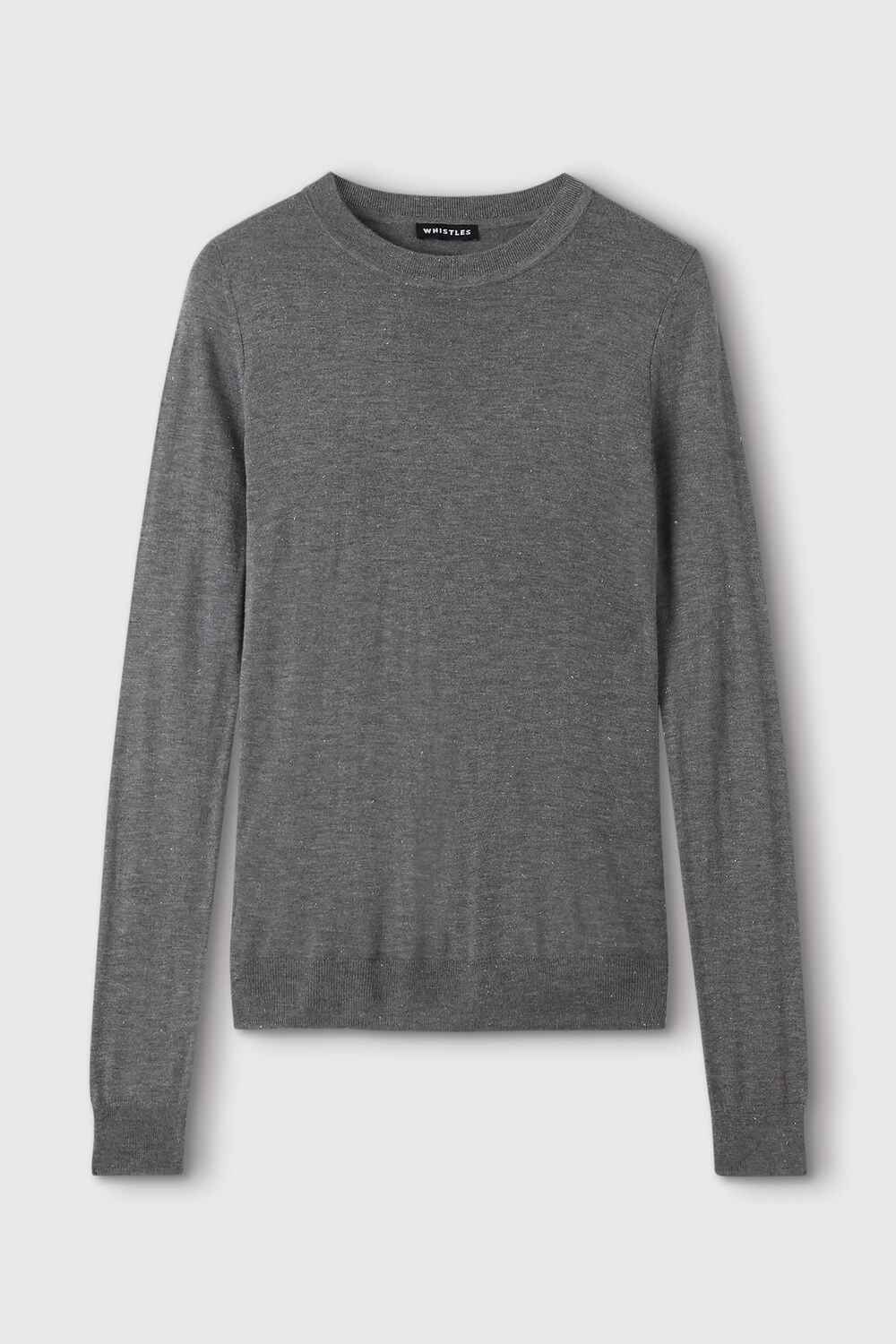 Grey Annie Sparkle Crew Neck