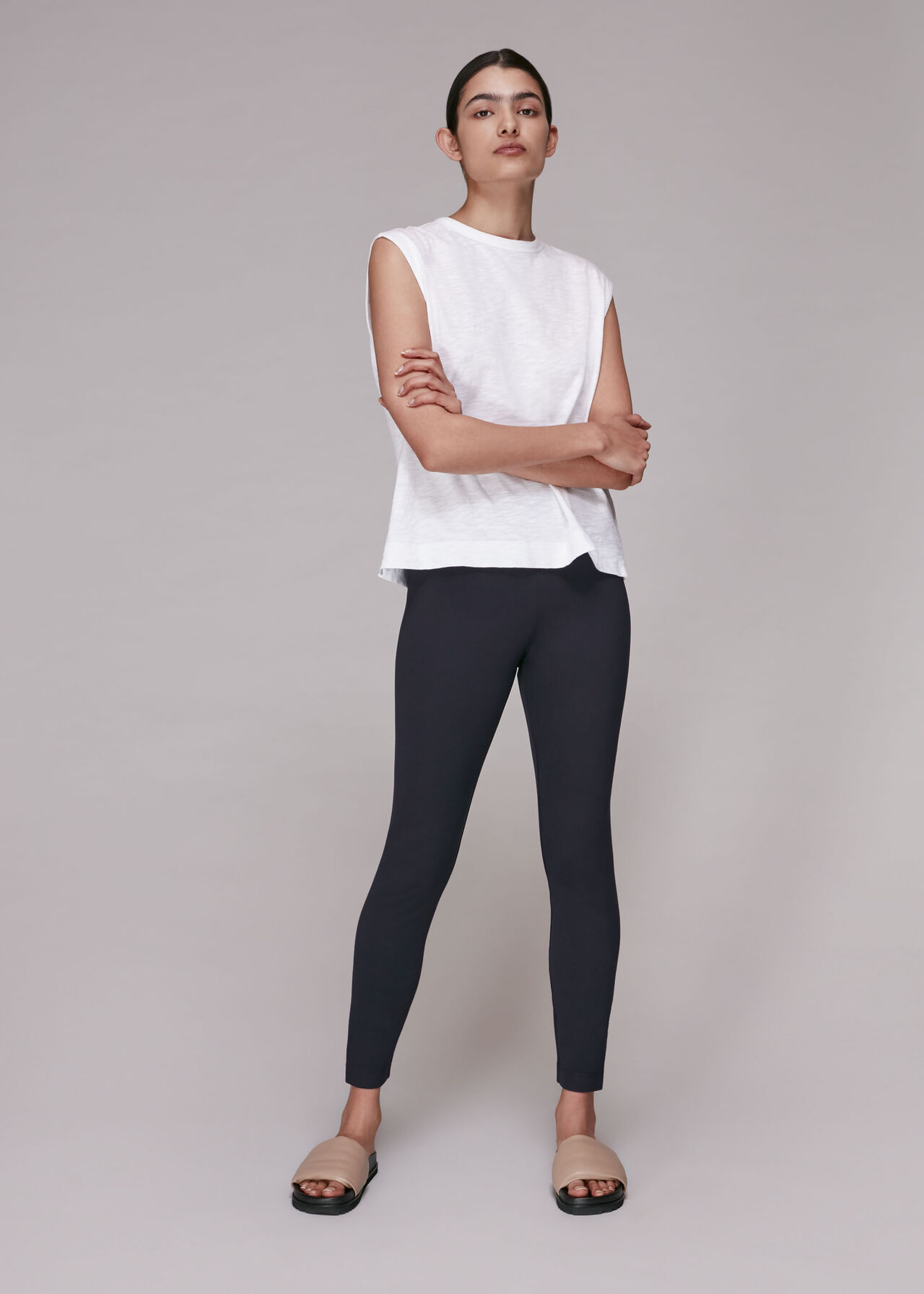 Classic Slim Ponte Trouser