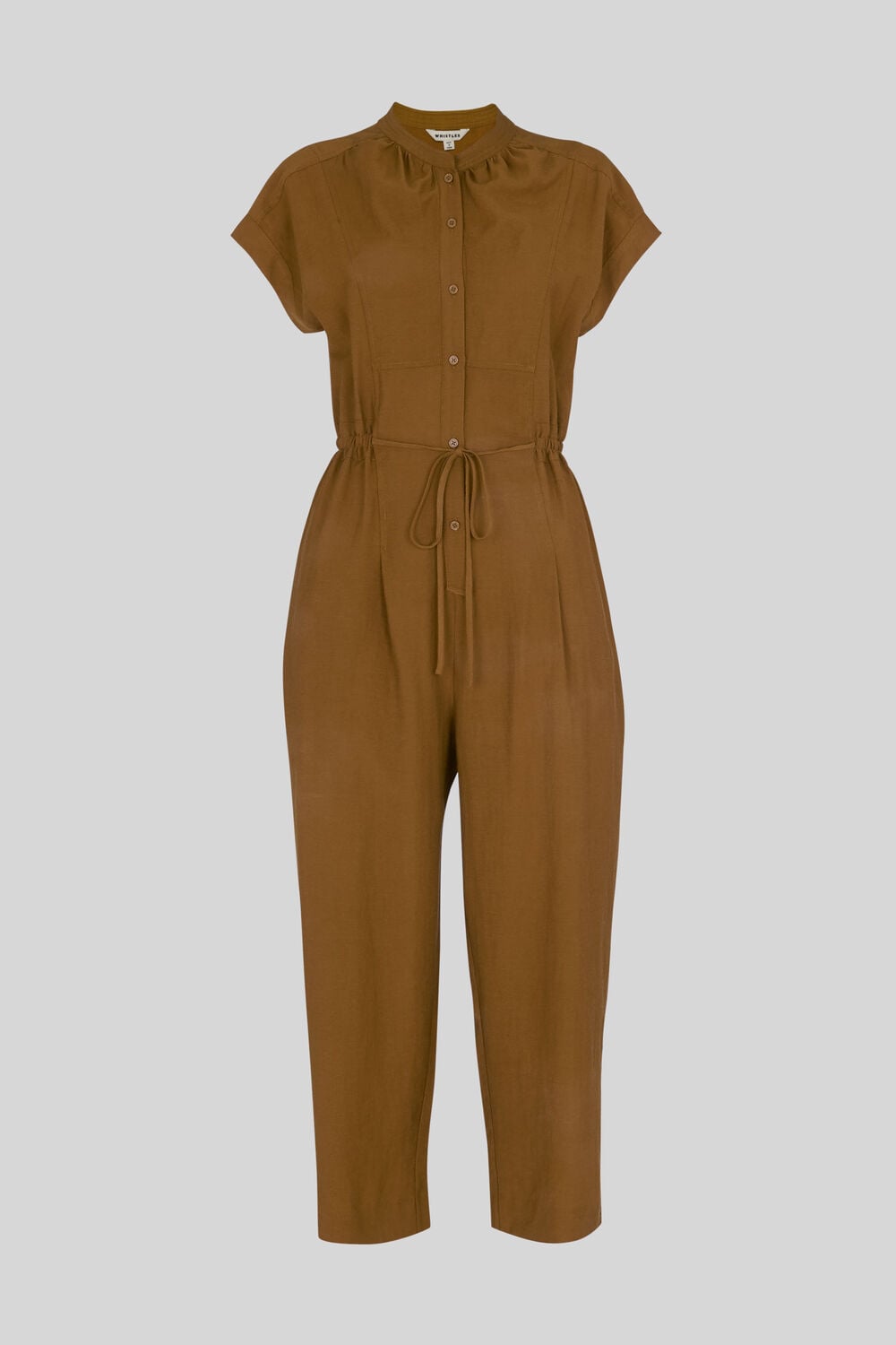 Fabiana Tie Detail Jumpsuit Olive