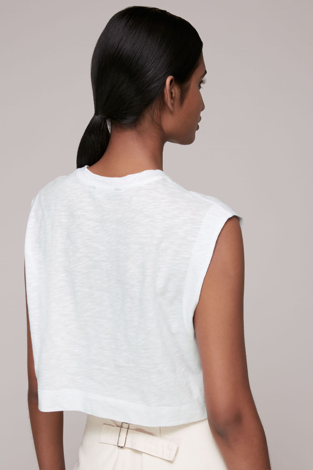 Cropped Muscle Vest