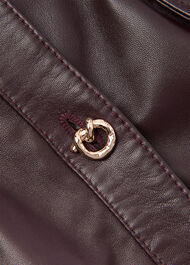 Leather Shift Dress
