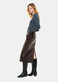 Rachel Patent Leather Skirt